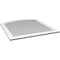 Ekena Millwork Arch Top Surface Mount PVC Gable Vent: Functional, w/ 3-1/2"W x 1"P Standard Frame, 40"W x 42"H GVPAR40X4201SF - alternate 5